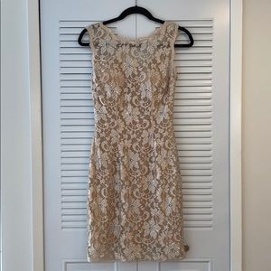 JOVANI Lace and Crystal dress